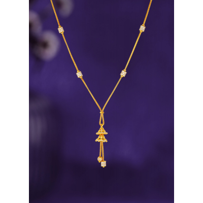 Sculpted Heights Tower Chain Necklace