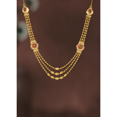 Dazzling Layers Rajkot Balls Necklace