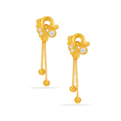 Spring Grace Chain Drop Earrings