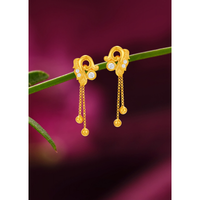 Spring Grace Chain Drop Earrings