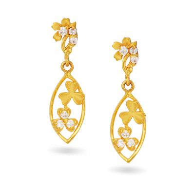 Pear-Shaped Fancy Stud Earrings