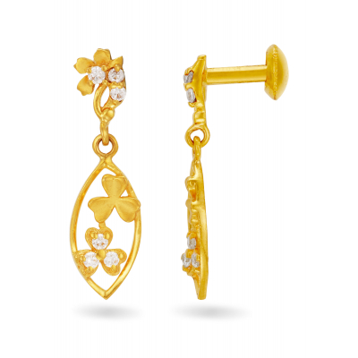 Pear-Shaped Fancy Stud Earrings