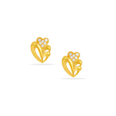 Heartfelt Stone-Set Studs