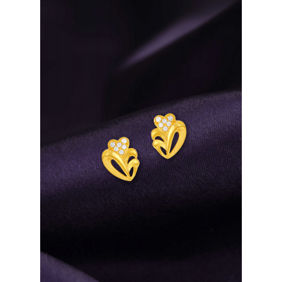 Heartfelt Stone-Set Studs
