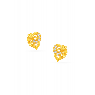 Classic Heart Stone Studs