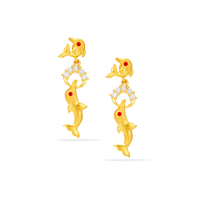 Dolphin Delight Gemstone Drops
