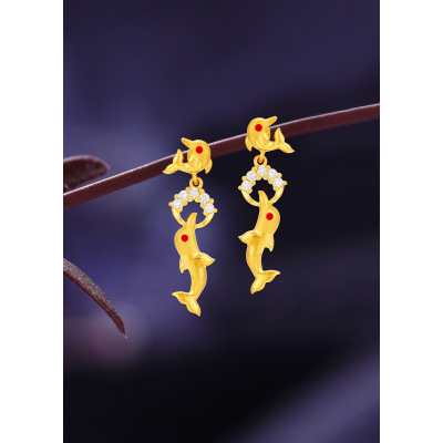 Dolphin Delight Gemstone Drops