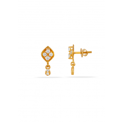 Soft Drop of Sparkle Earrings