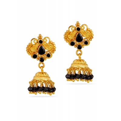 Blackbead Grace Filigree Jhumka