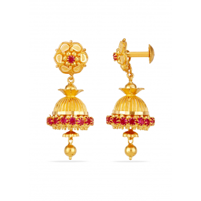 Blossom in Blush Jhumki