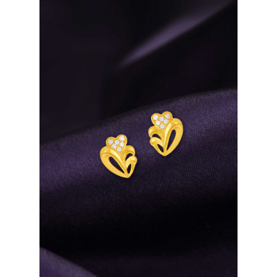 Heartfelt Stone-Set Studs