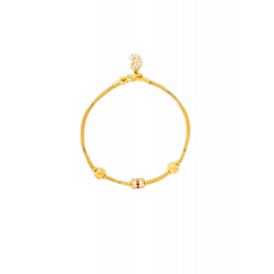 Sophisticated Stone Embellished Bracelet for Office Wear