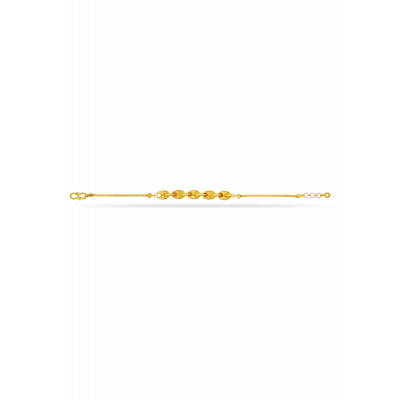 Refined and Crafted Gold Chain Bracelet