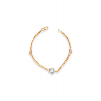 Starlit Grace Gold Bracelet