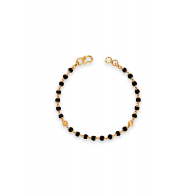 Crystal Bead Gold Bracelet