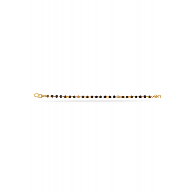 Crystal Bead Gold Bracelet