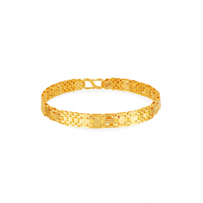 Bold Interlocking Multi-Link Gents Cartier Bracelet
