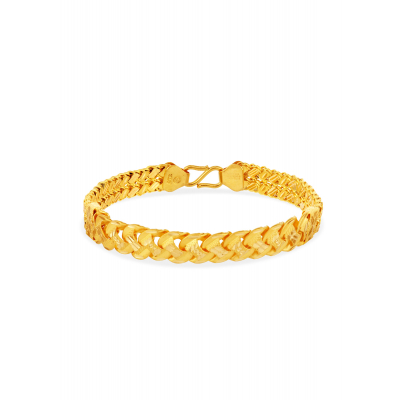 Nature's Beauty Leaf Stamped Hollow Chain Bracelet