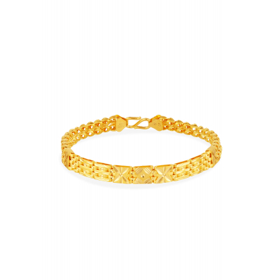 Classic Hollow Chain Link Bracelet for Gents