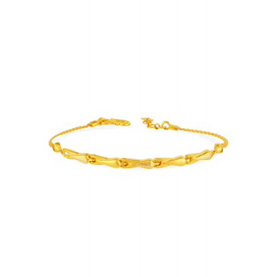 Nature's Touch Leaf-Stamped Bracelet