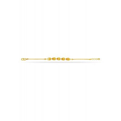 Refined and Crafted Gold Chain Bracelet