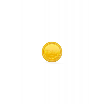 22 Karat 1 Gram Precision Embossed Gold Coin