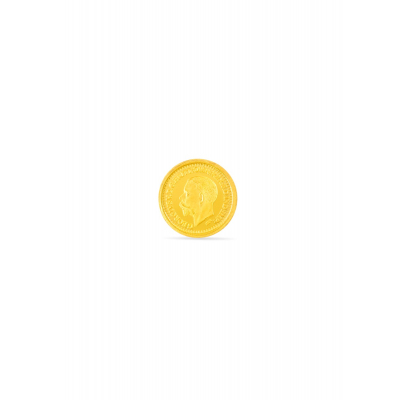 22 Karat 1 Gram Precision Embossed Gold Coin