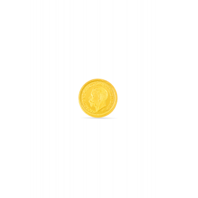 22 Karat 1 Gram Precision Embossed Gold Coin