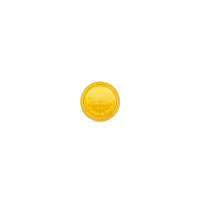 22 Karat 1 Gram Elegance Lakshmi Gold Coin