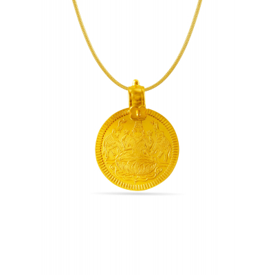 Lakshmi & Ramar Blessings Coin Pendant