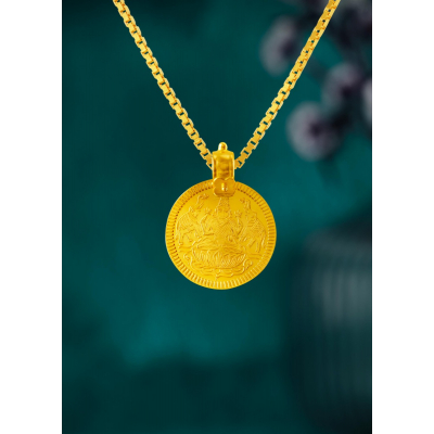 Eternal Blessings Laxmi & Ramar Pattabishek Hook Coin 