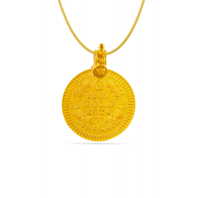 Lakshmi's Blessing Coin Pendant