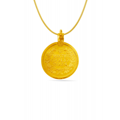 Lakshmi's Blessing Marriage Coin Pendant