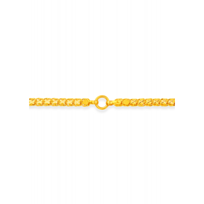 Bold Hollow Leaf Men's Chain