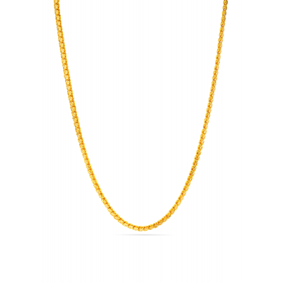 Bold Hollow Leaf Men's Chain