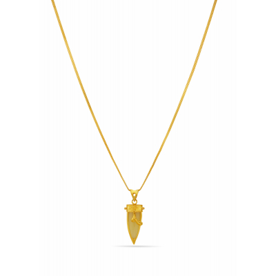 Twin Box Chain with Nail Pendant Set