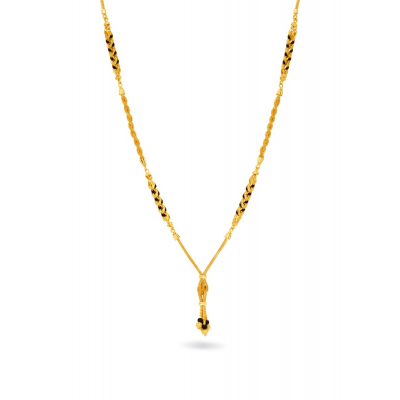 Nano Black Beads with Traditional Knot Chain