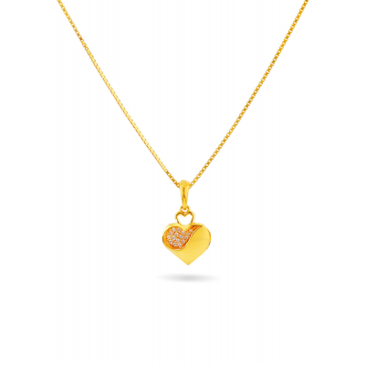 Hollow Heart Necklace Set