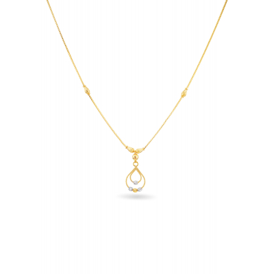 Infinity Pendant Gold Chain