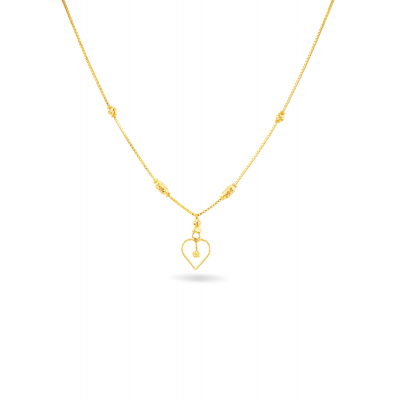 Heart Charm Fancy Chain