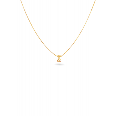 Modern Rhodium Machine Gold Chain