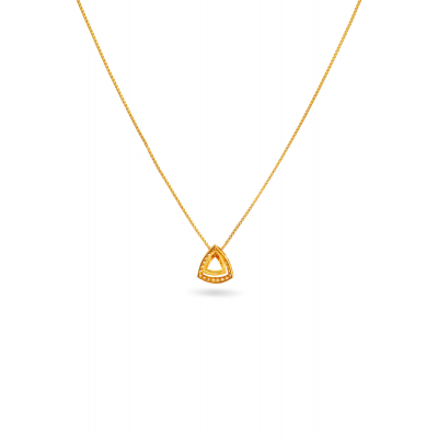 Triangle Pendant Gold Chain