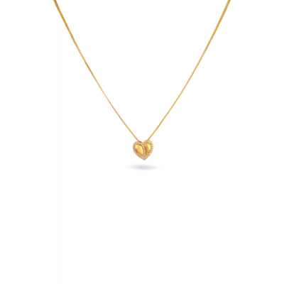 Heart Pendant Fancy Chain