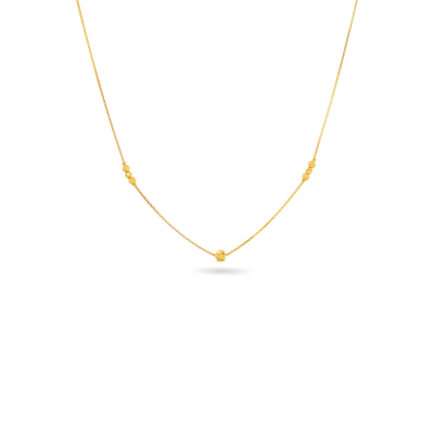 Sophisticated Rhodium Gold Chain