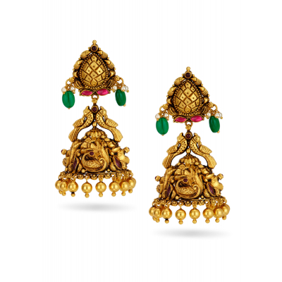 Classic Temple Jhumka