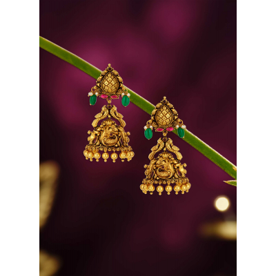 Classic Temple Jhumka