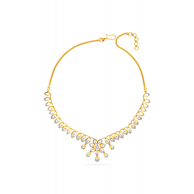 Jasmine Blossom Diamond Necklace
