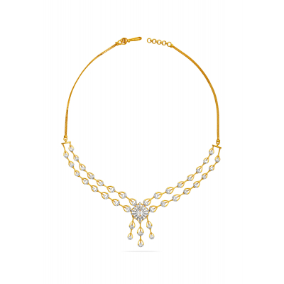 Sunrise Elegance Diamond Necklace