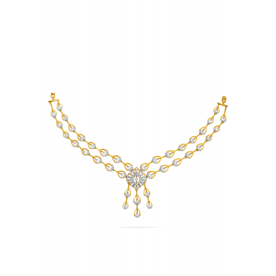 Sunrise Elegance Diamond Necklace