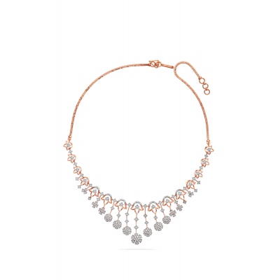 Timeless Nature Bloom and Foliage Necklace